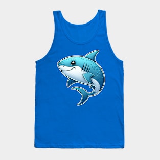 Cute shark Tank Top